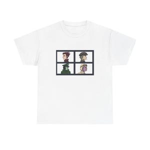 Maglietta grafica in stile band, maglietta con ritratto animato, maglietta hipster, arte retrò, per appassionati di musica, top streetwear urbano, uomo, donna, taglie dalla XS alla 5XL