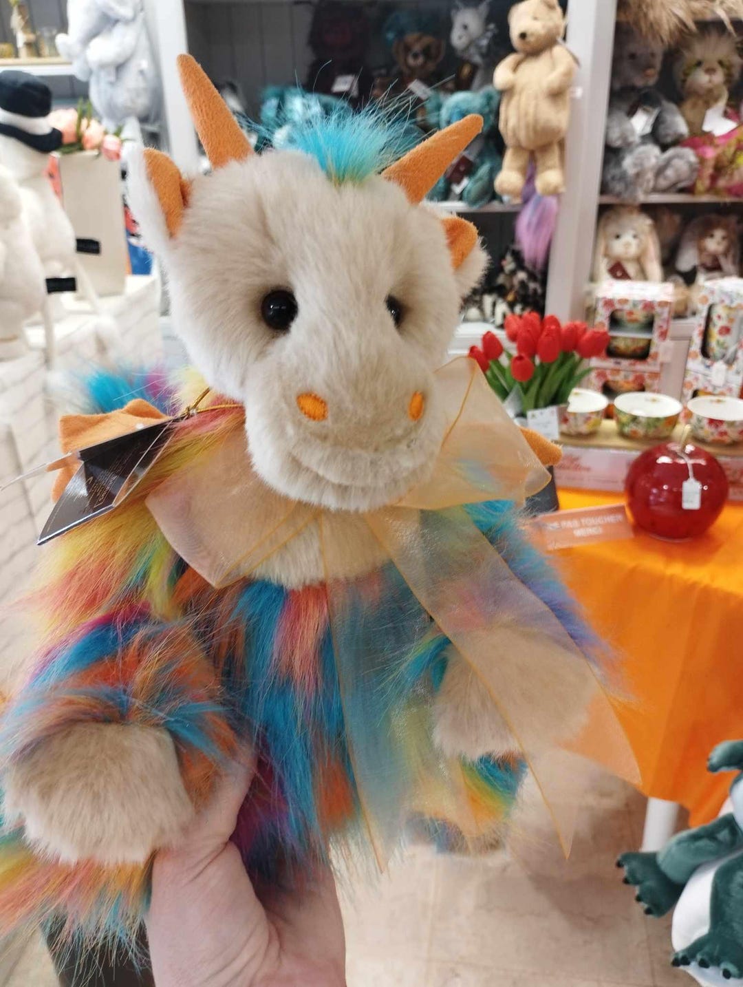 チャーリーベアーズ Rainbows Endカラフルなドラゴン型ぬいぐるみ チャーリー・ベアーズ・レインボー・エンド - Etsy 日本