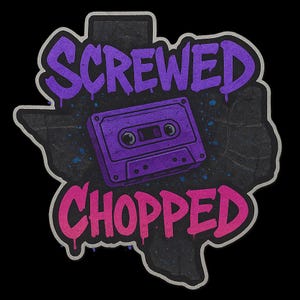 Screwed & Chopped Sticker Houston Hip Hop Vinyl Decal - Etsy