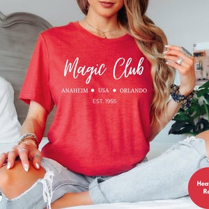 Magic Club Unisex Tee, Fun Theme Park Shirt, Disneyland Apparel, Nostalgic Gift, Family Reunion Tee, Disney World Tee