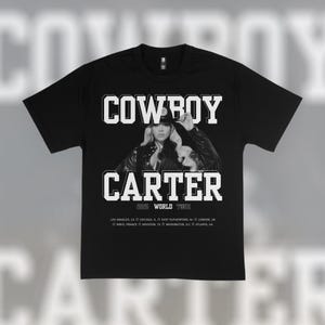Beyonce Cowboy Carter Unisex Koszulki Trasowe 2025