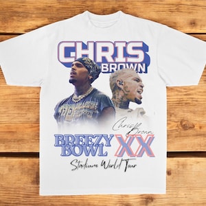 Chris Brown Breezy Tour Shirt: Heavyweight Cotton R&B Hip Hop Tee