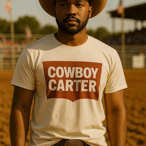 Camisa unisex de cuello redondo inspirada en la gira de Cowboy Carter Levvi