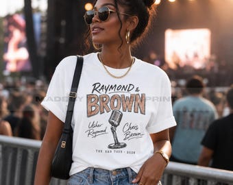 Vintage R&B Tour Shirt, Usher Chris Brown T-Shirt, RNB Tour Tee