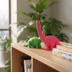 Langhals-Dinosaurier – Witziges Geschenk für Erwachsene – Sammlerstück – Einzigartige Brontosaurus-Figur – Schreibtischdeko – Scherzartikel