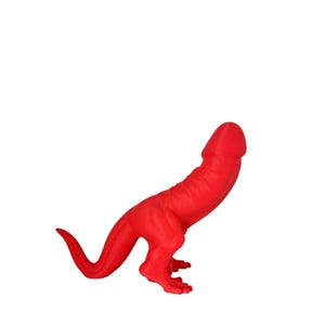 Dinozaur T-Rex Humor dla dorosłych Unikalna kolekcjonerska zabawna figurka drukowana w 3D Tyrannosaurus Rex Król dinozaurów Prehistoryczna bestia drapieżnik szczytowy