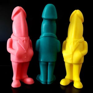 Businessman Figure Adult Gag Office Decor Humor Unique Gentleman Gift 3D Printed Executive Desk Toy Professional Novelty Formal Figurine