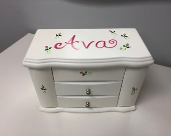Caja de joyería musical personalizada