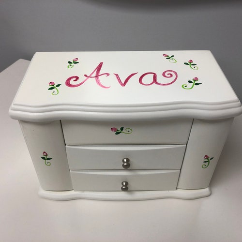 Personalized Musical Jewelry Box Jewelry Box for Girls Etsy