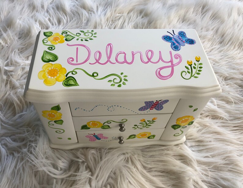 Personalized Musical Jewelry Box Etsy