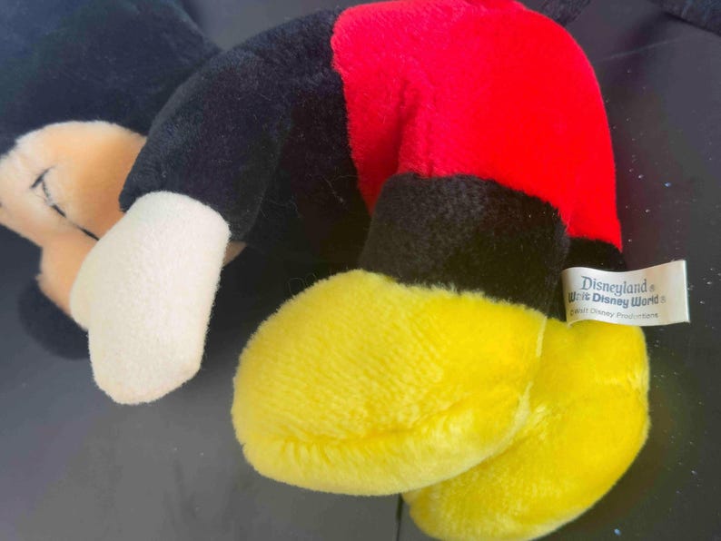 Retro Disney Mickey Mouse plush 12 inches | Disneyland Collectible image 4