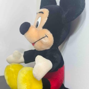 Retro Disney Mickey Mouse plush 12 inches | Disneyland Collectible image 2