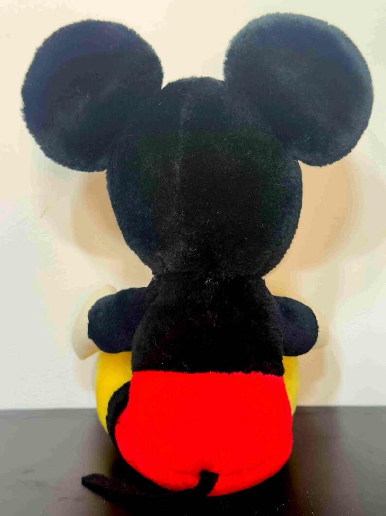 Retro Disney Mickey Mouse plush 12 inches | Disneyland Collectible image 3