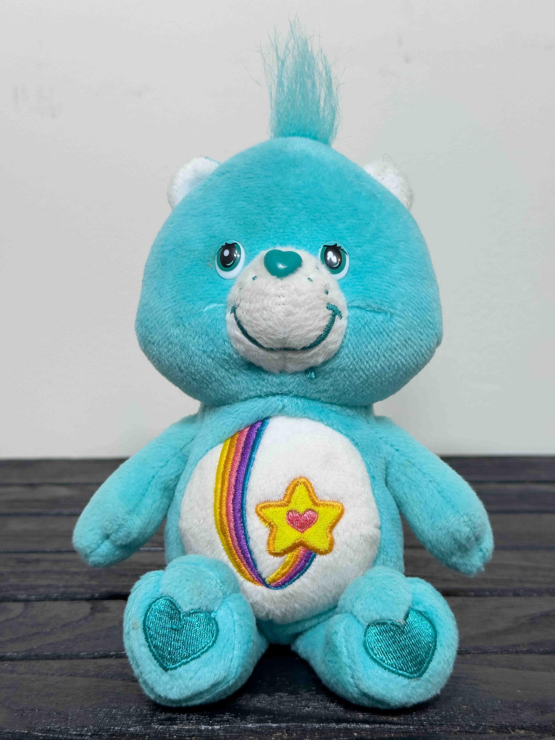Vintage Care Bears Thanks a Lot Bear 2003 8 Inch Plush | Rainbow 