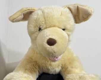 Vintage Build-A-Bear Workshop Golden Labrador Retriever 14 inches long | BAB