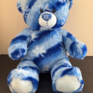2011 Build-A-Bear Workshop Blue Snowflake Teddy Bear | Limited Edition Plush