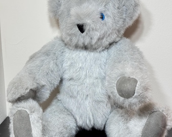 Oso de peluche vintage de Vermont de 20 pulgadas / Vintage de los años 90, gris /