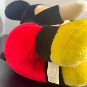 Retro Disney Mickey Mouse plush 12 inches | Disneyland Collectible image 5
