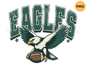 Vintage Eagles PNG, Philadelphia Football Png, Bird Gang Football Sunday Png, Bird Gang Eagle Png, Design Digital Download