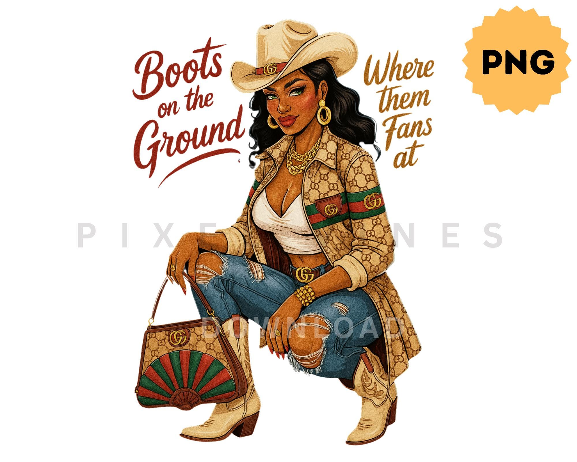 Where Them Fans At Cowgirl Linedance Boots On The Ground Png, PNG for Tshirt, Png Download, Perfect for Gift
