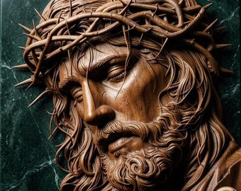 Jesus Christ STL Relief Bundle, Christian CNC 3D Carving File, Cross Crucifixion, Holy Family, Easter Design
