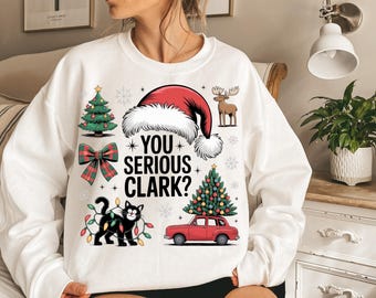 You serious clark png, Christmas coquette png, Retro Christmas png, Christmas deer png, Christmas tree png, Christmas bow png, Sublimation