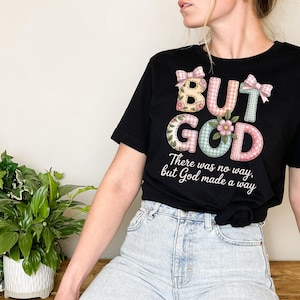 Vintage But God Png, Spirit Religious Png Design, Floral Jesus Png, Bible Design, Jesus Christian Png, Bible Verse Png Shirt Design Download