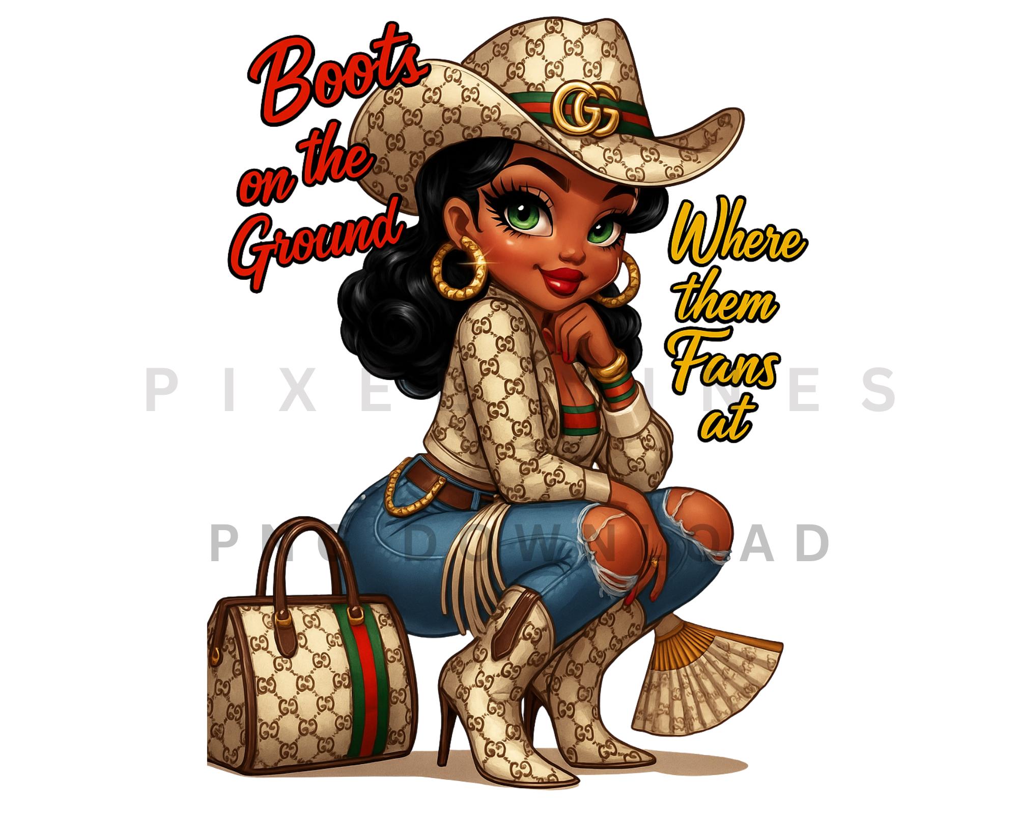 Black cowgirl png, Rodeo png, Western cowgirl png, Betty boop style png, Country rodeo png, Cowgirl t shirt design png, Digital download