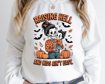Grappig skelet moeder png, sarcastische herfst mama, snauw skelet volwassen humor png, trendy moeder leven png, schedel koffieshirt, digitale download