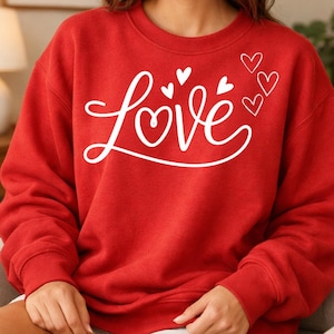 PNG de laço de amor, PNG de laço moderno e elegante para o Dia dos Namorados, design de manga com laço feminino e sofisticado para o Dia dos Namorados, PNG para camisetas, PNG de laço de amor, arquivos para Cricut