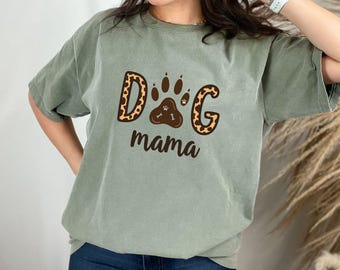 Leopard Dog Mama PNG, disegno a sublimazione (download immediato)