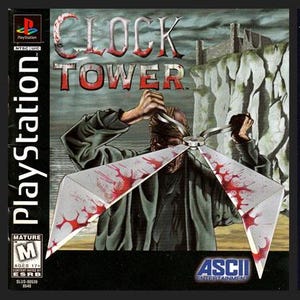 Clock Tower – Limited Collector’s Tribute Set | PS1 Case, Lore Pack, 10 Stickers, Dummy Disc, Mini Poster (No Game)