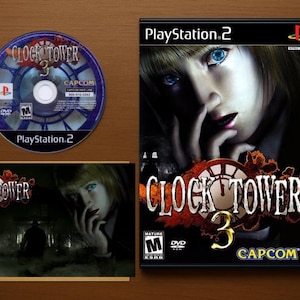 Clock Tower 3 - Limited Collector’s Tribute Set | PS2 Case, Lore Pack, 10 Stickers, Dummy Disc, Mini Poster (No Game)