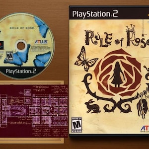 Set tributo a Rule of Rose / Estuche de terror de supervivencia personalizado para PS2 + Disco de prueba y minipóster (sin juego)