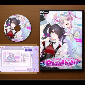Needy Streamer Overload – Limited Collector’s Tribute Set | PC Display Case, Lore Pack, 10 Stickers, Dummy Disc, Mini Poster (No Game)