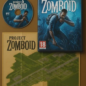Project Zomboid - Limited Collector’s Tribute Set | PC Case, Lore Pack, 10 Stickers, Dummy Disc, Mini Poster (No Game)