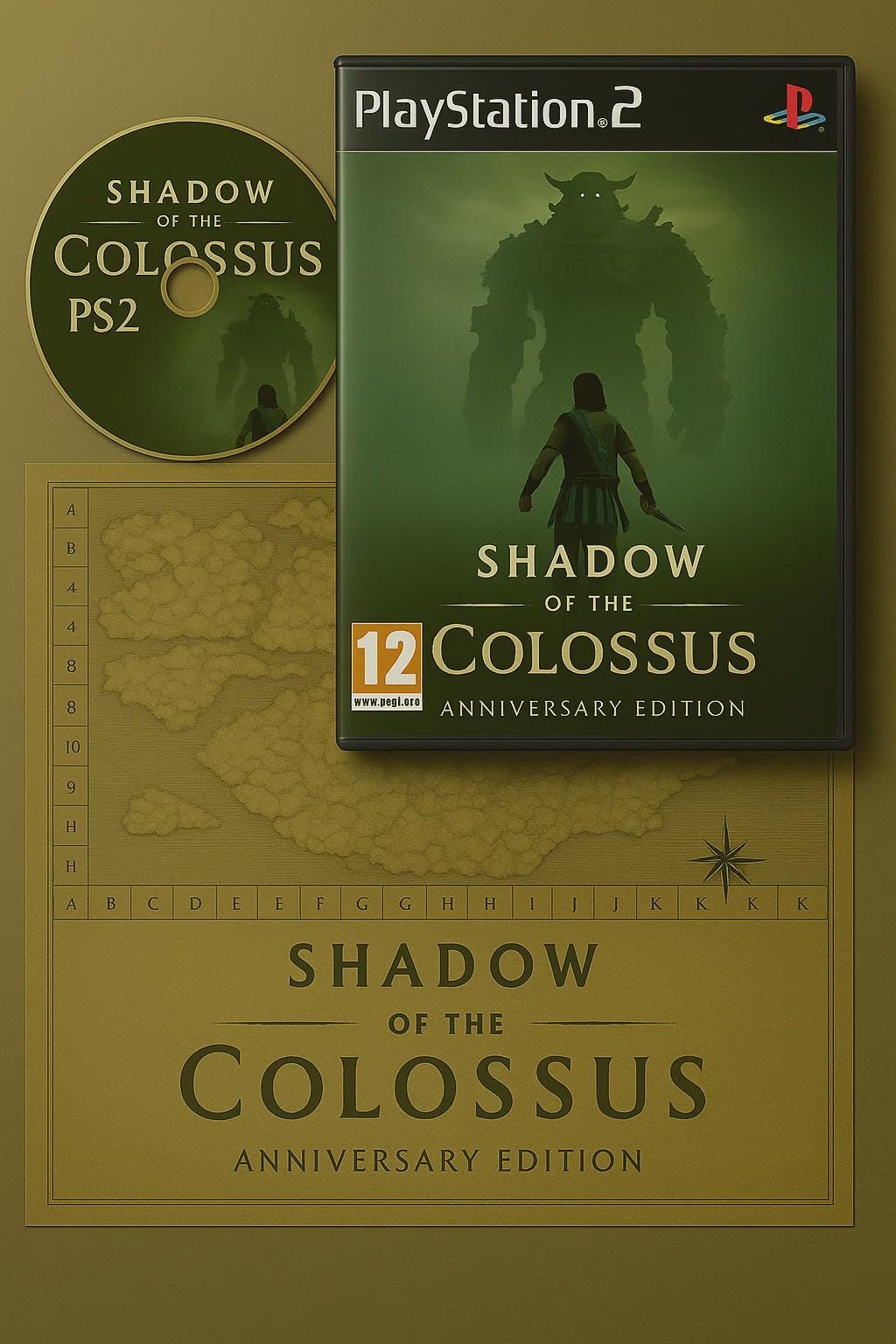 Ico Shadow Of The Colossus Ps2 Original Shadow Of The Colossus God