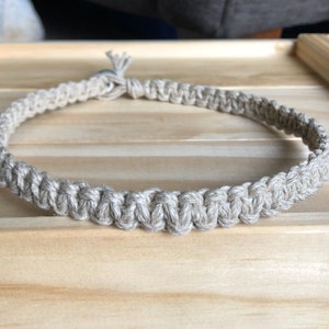 Hemp Necklace - Double Strand 2mm - Thick Hemp Necklace