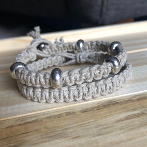 2mm Hemp Bracelet Set