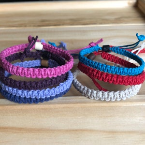SALE - Surprise Color - Adjustable Hemp Bracelet