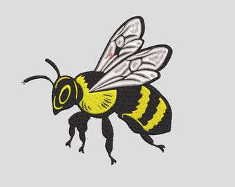 Bumblebee Machine Embroidery Design | Instant Download