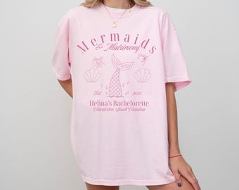 Last Splash Bachelorette Weekend Shirt Comfort Colors Custom Beach Bachelorette Party Tshirt Coastal Bachelorette Mermaid Bachelorette Shirt