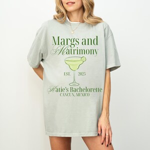 Margaritas and Matrimony Bachelorette Shirts Mexico Bachelorette Shirt Tequila Bachelorette Shirt Final Fiesta Bride Margarita Themed Bach