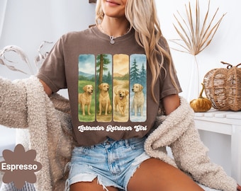 Labrador Retriever Mom T-Shirt: Dog Lover Gift
