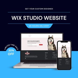 Premium Wix Studio Website Design Service, Personalized Wix Business Website, Custom Wix Website Template, Wix Website Theme Personalization