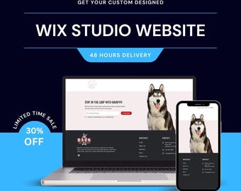 Premium Wix Studio Website Design Service, Personalized Wix Business Website, Custom Wix Website Template, Wix Website Theme Personalization