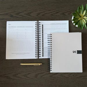 Reset Planner for Anxious & Overwhelmed Minds, Undated 6-Month Planner for Anxiety, Minimal Monthly Planner for Women