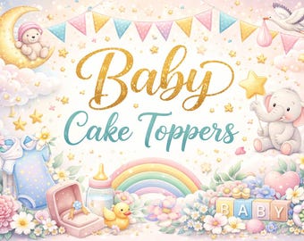 Baby Cake Toppers