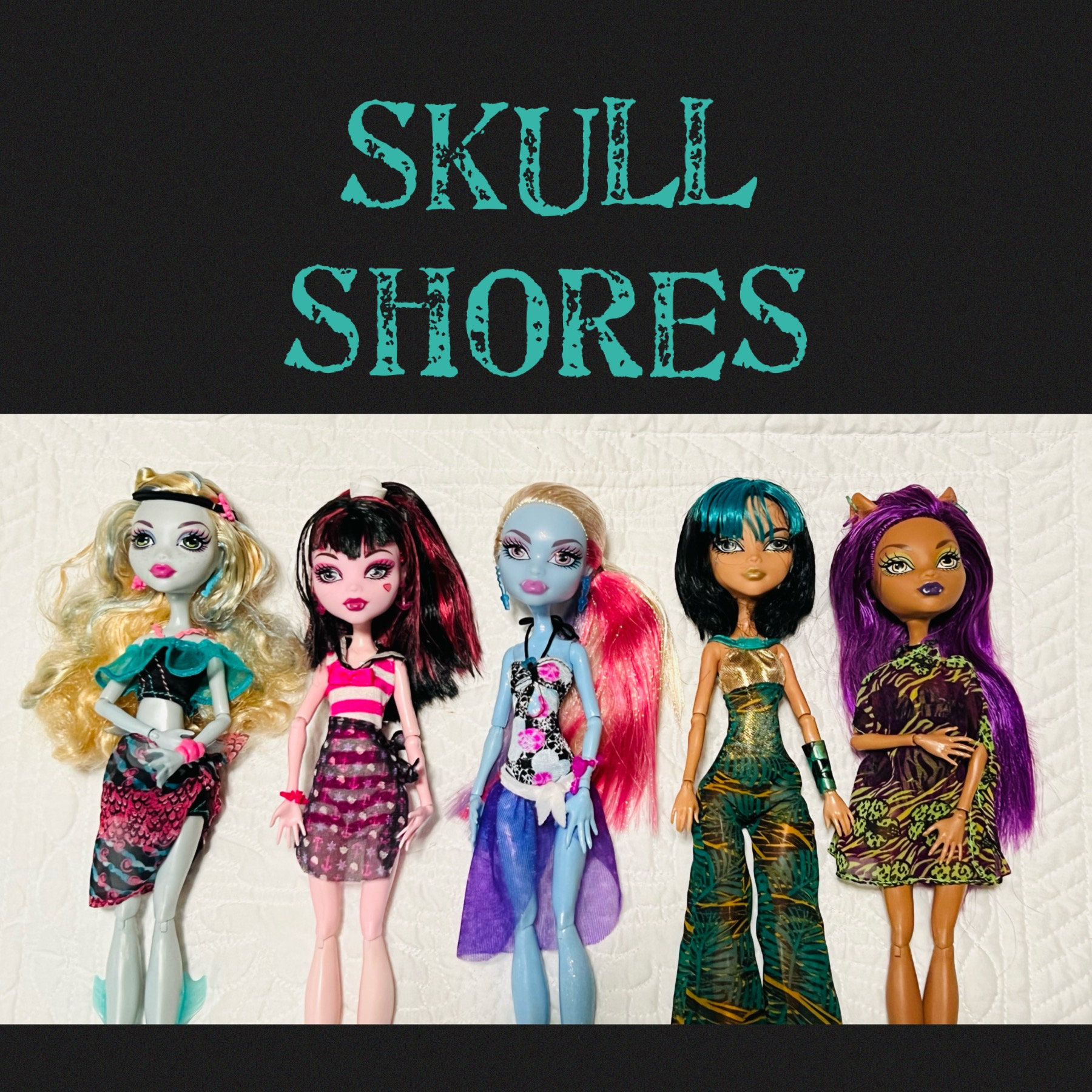 Skull Shores Monster High Dolls for OOAK Doll Making Cleo