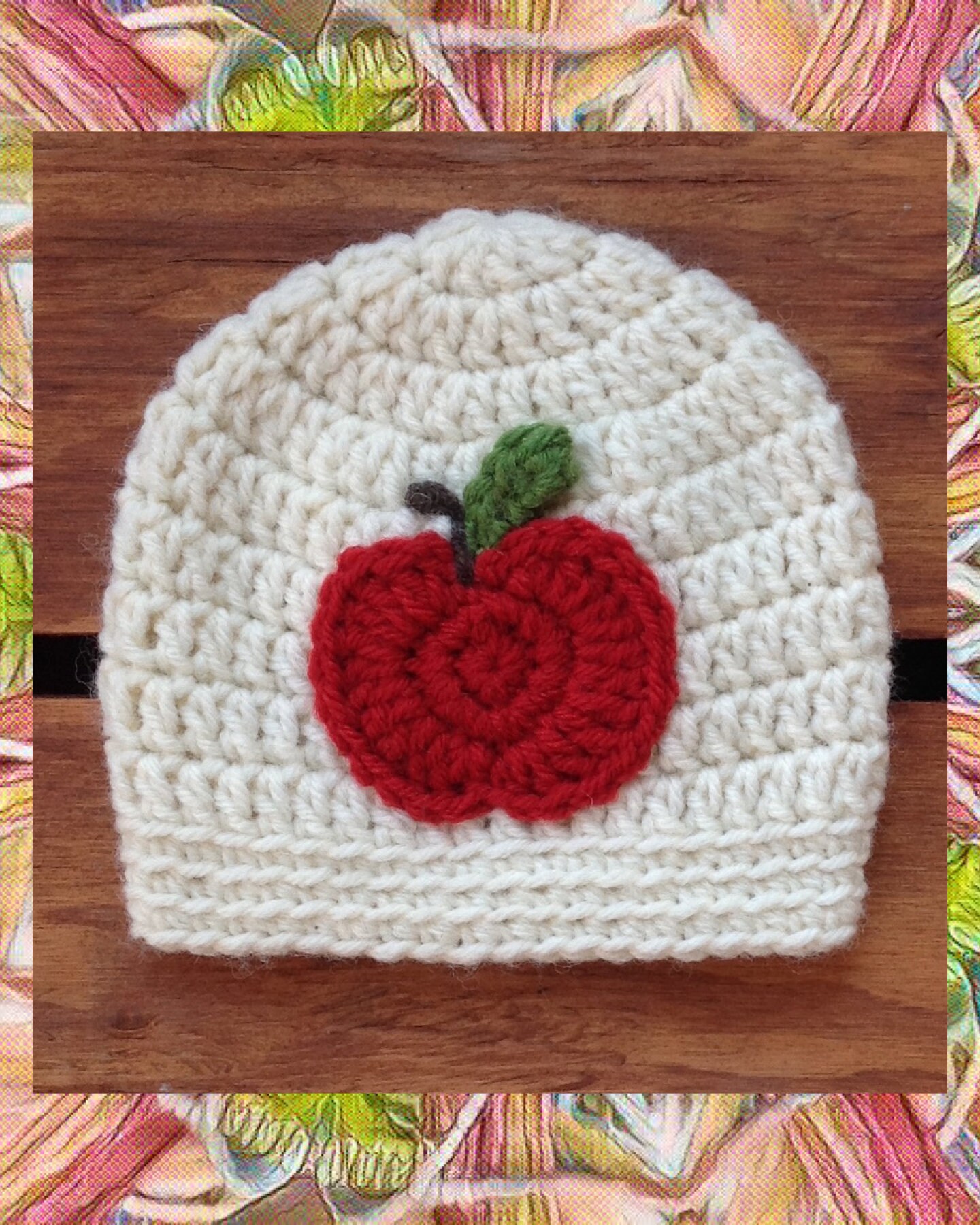 Crochet Baby Hat Baby Halloween Hat Baby Apple Hat Newborn Etsy